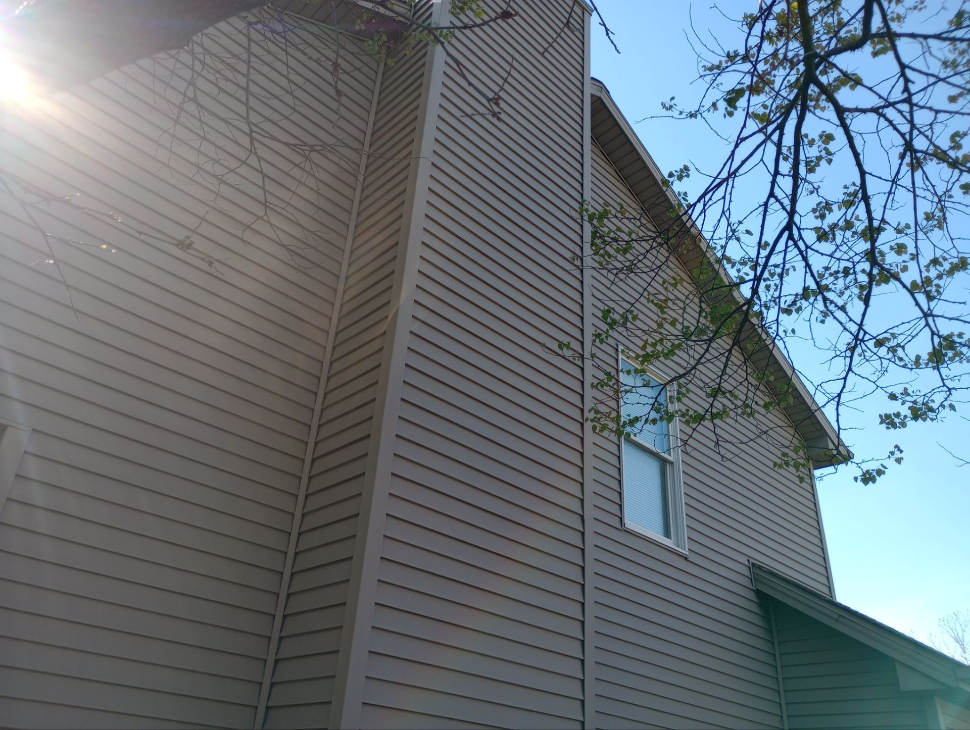 Residential exterior cleaning result
