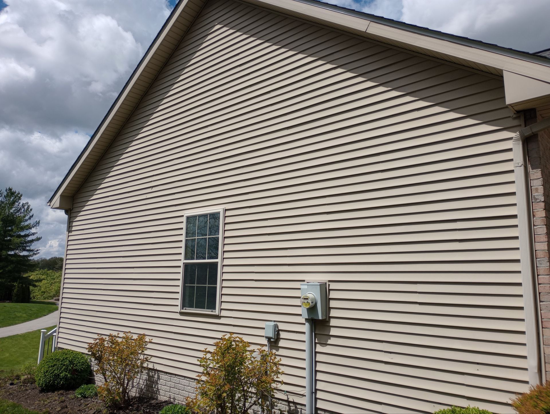 Recent Pressure's On exterior cleaning job photo